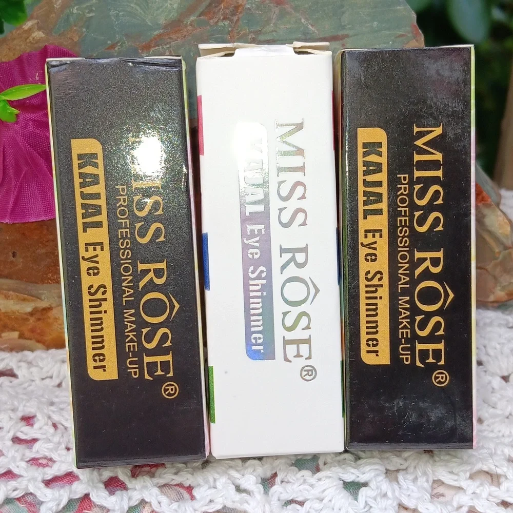 🆕️LAST SET🌹MISS ROSE WATERPROOF GEL EYELINER SET~SILVER, BLUE & BLACK